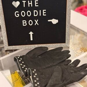 Harley-Davidson Black Studded Gloves